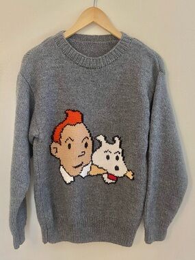 Like new TinTin handmade sweater!!!